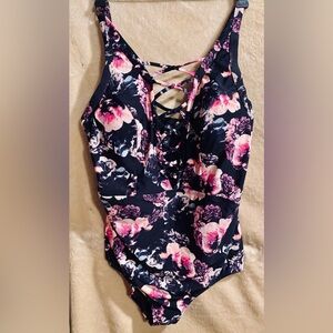 Torrid~ floral swimsuit